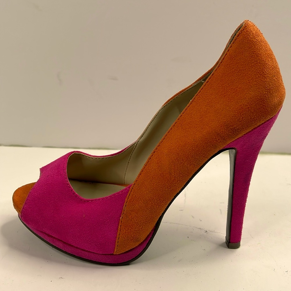 Pink and Orange Call It Spring Heels for Women Size 6